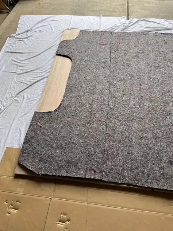 ハイエースの床板作成