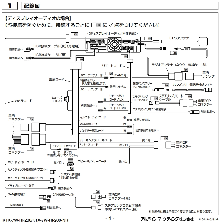 ハイエースにアルパイン ビックDA DAF9Zを取り付け